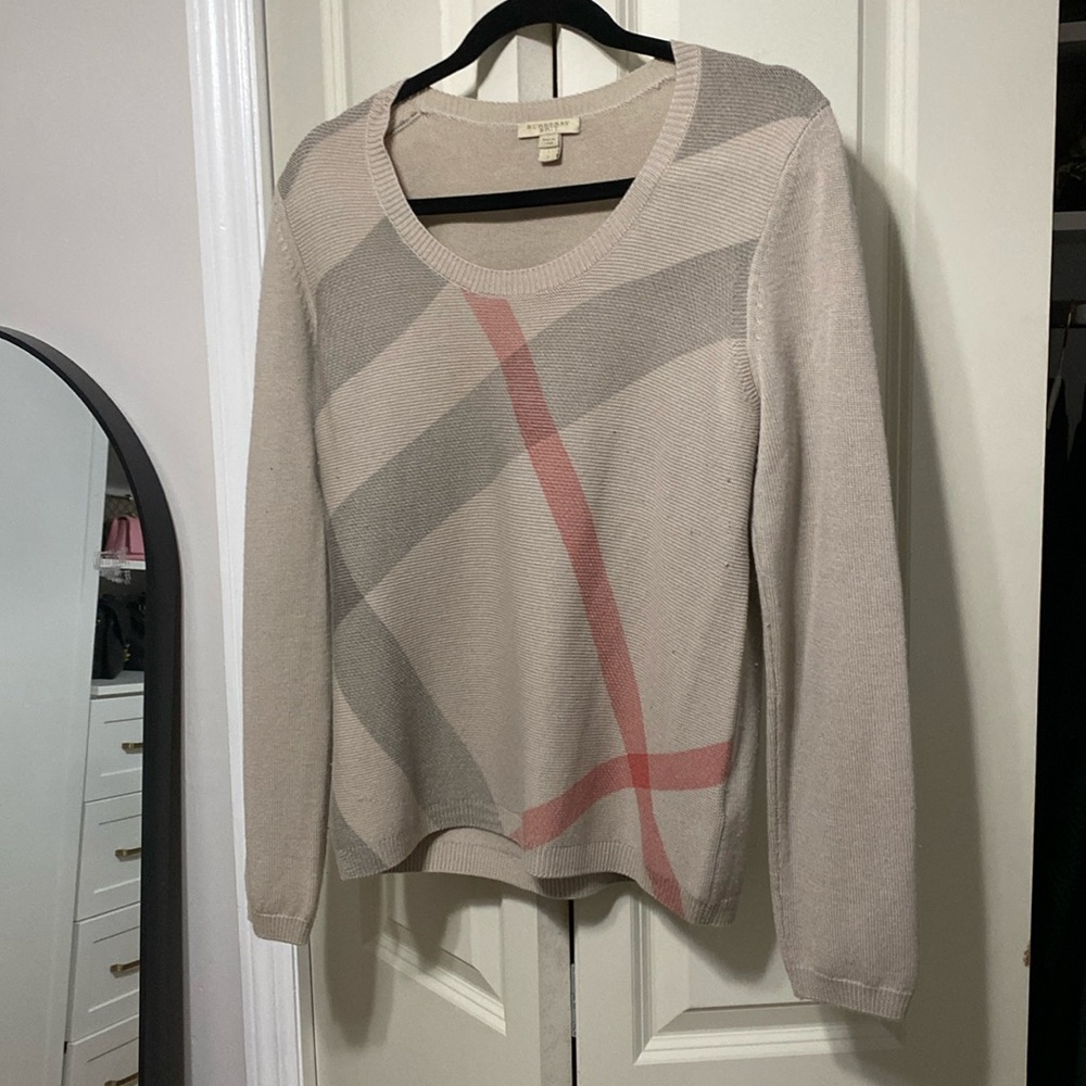 Authentic Burberry wool/cashmere sweater